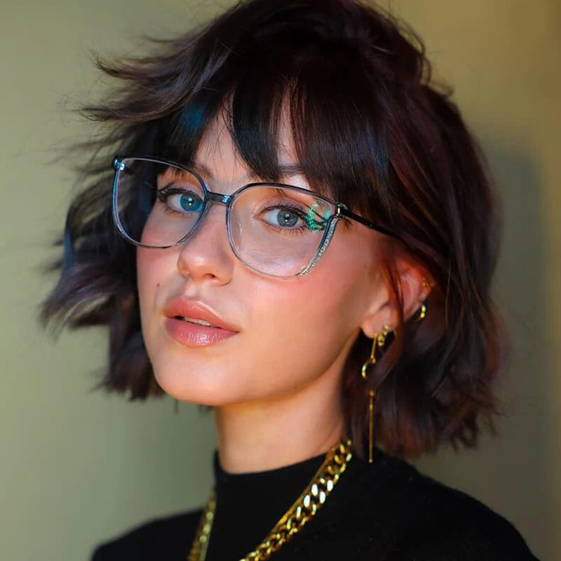 Luxurious reading glasses