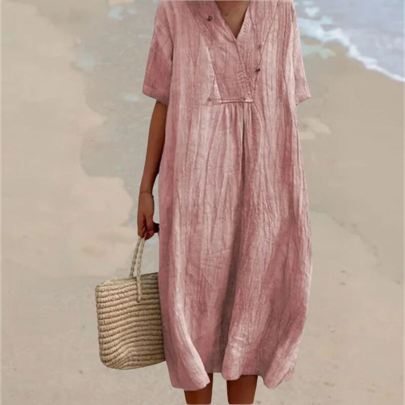 Comfortable dress made of linen
