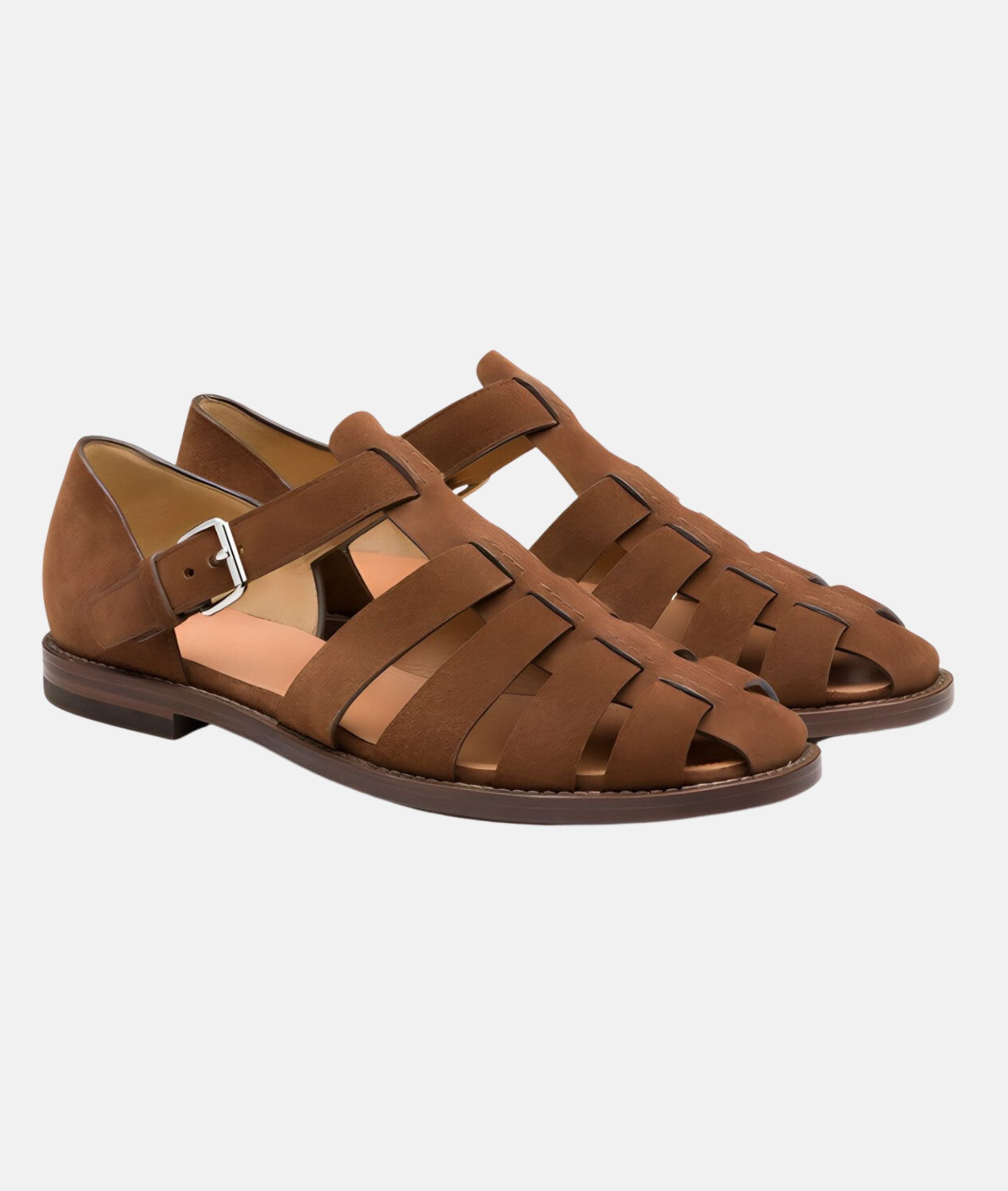 Strap Sandals With Elegant Cut