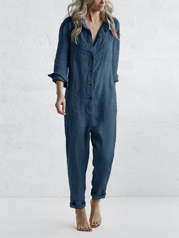 Sydneylong-Sleeved Jumpsuit