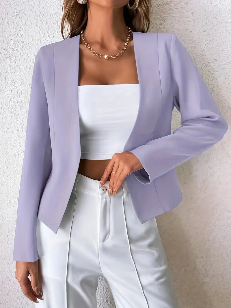 Lysse | Stylish blazer with open front and long sleeves
