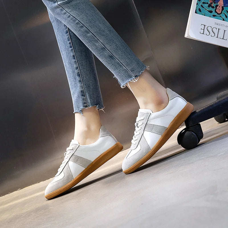 Sneakers Made Of Genuine Leather