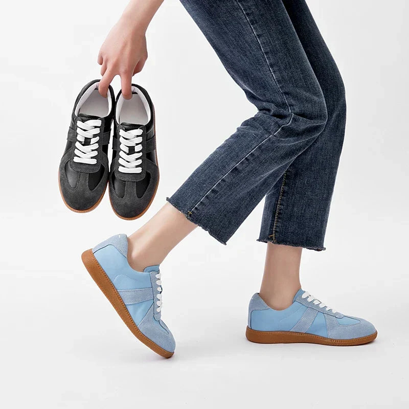 Sneakers Made Of Genuine Leather