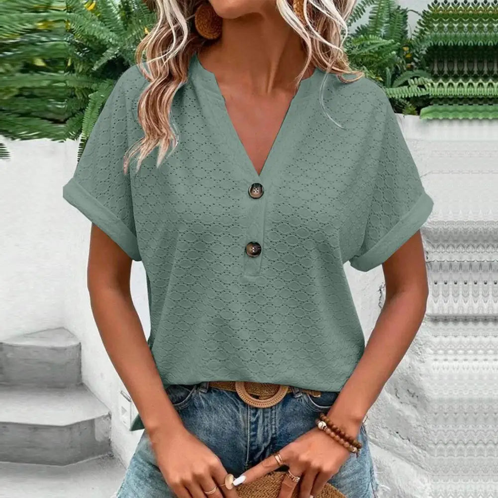Women's V-Neck Top
