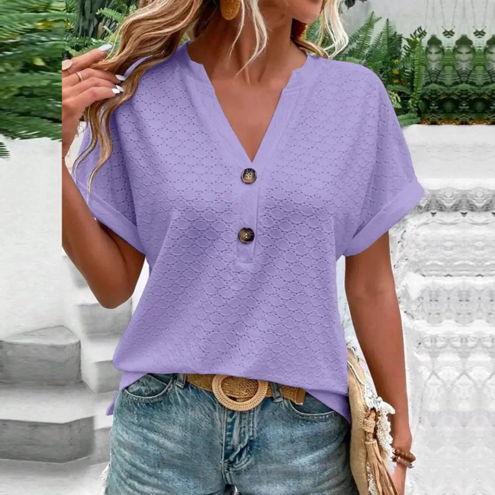 Women's V-Neck Top