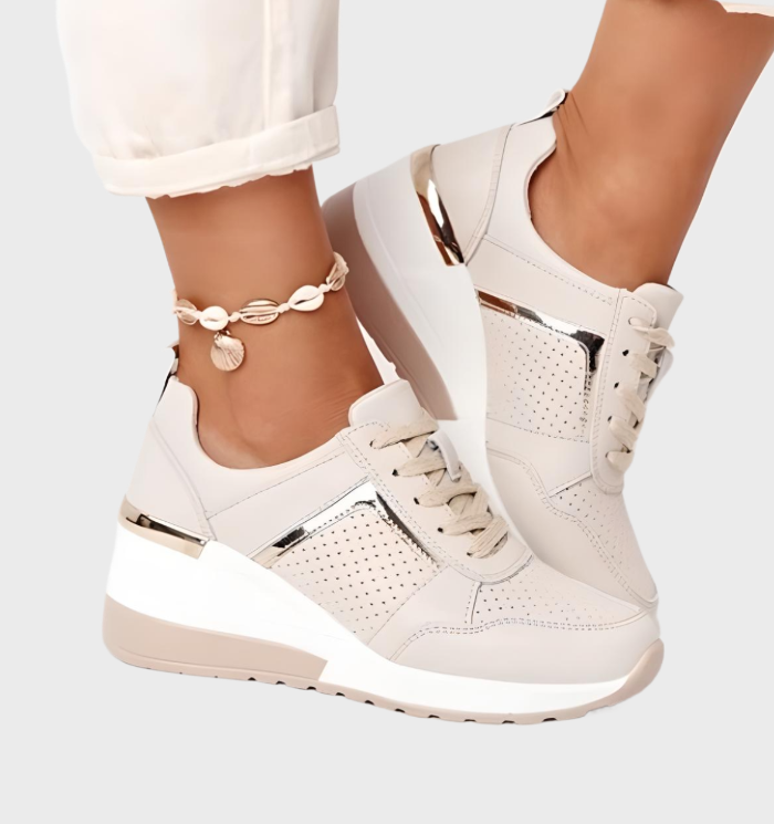 Lysse-Fashion | Lightweight Sneakers, Breathable Sneakers with Wedge Heel for Women