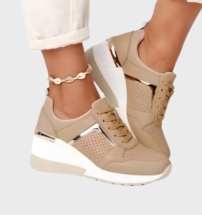 Lysse-Fashion | Lightweight Sneakers, Breathable Sneakers with Wedge Heel for Women