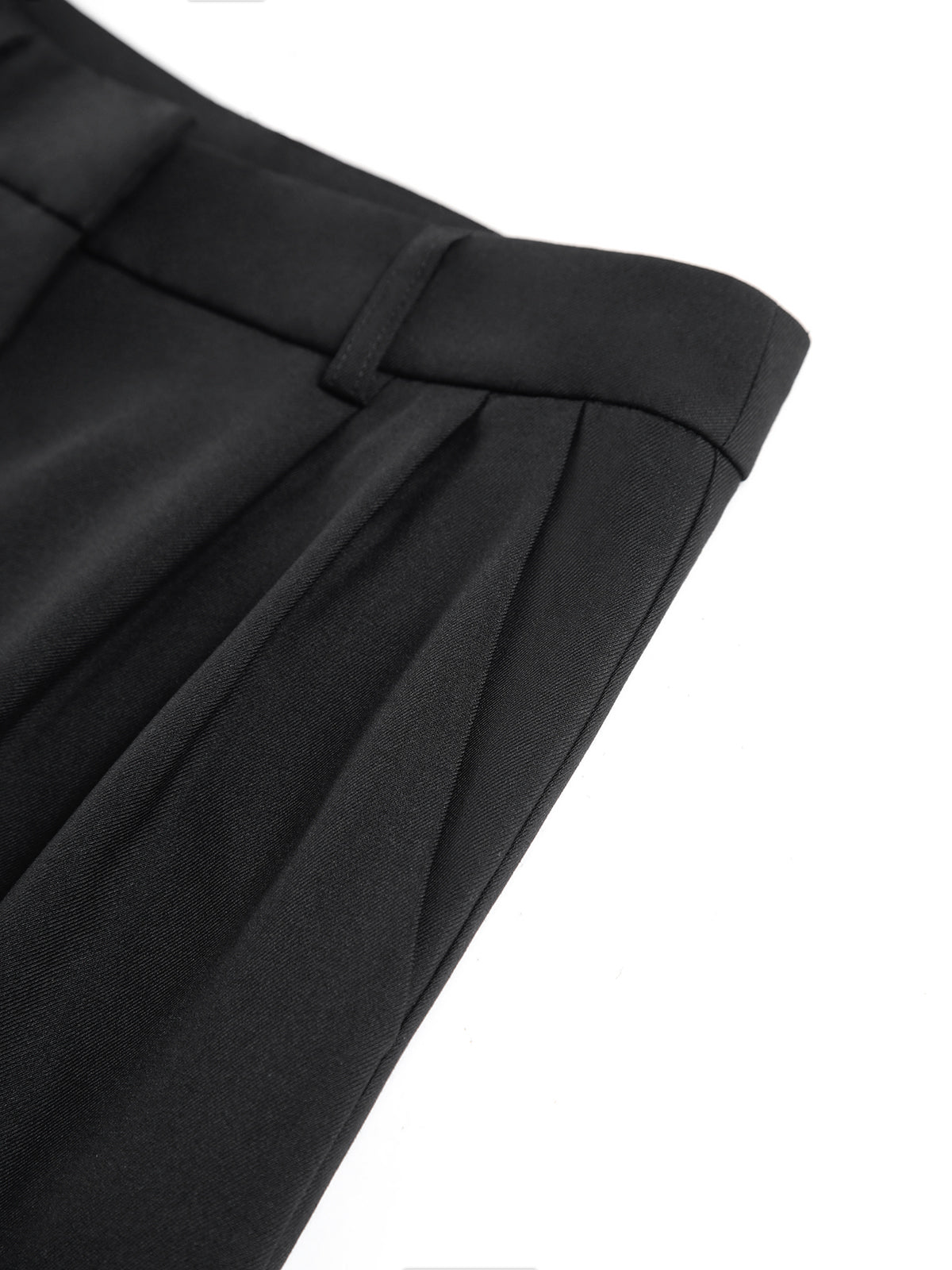 Elegant Trousers with Wide Leg Without Belt