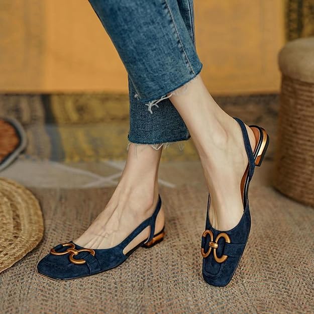 Shoes Women Flat Open Back Summer Shoes
