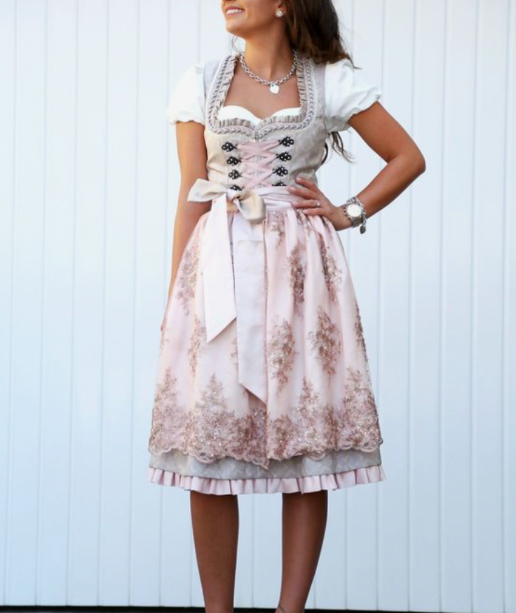Classic Oktoberfest Dirndl Dress for Women