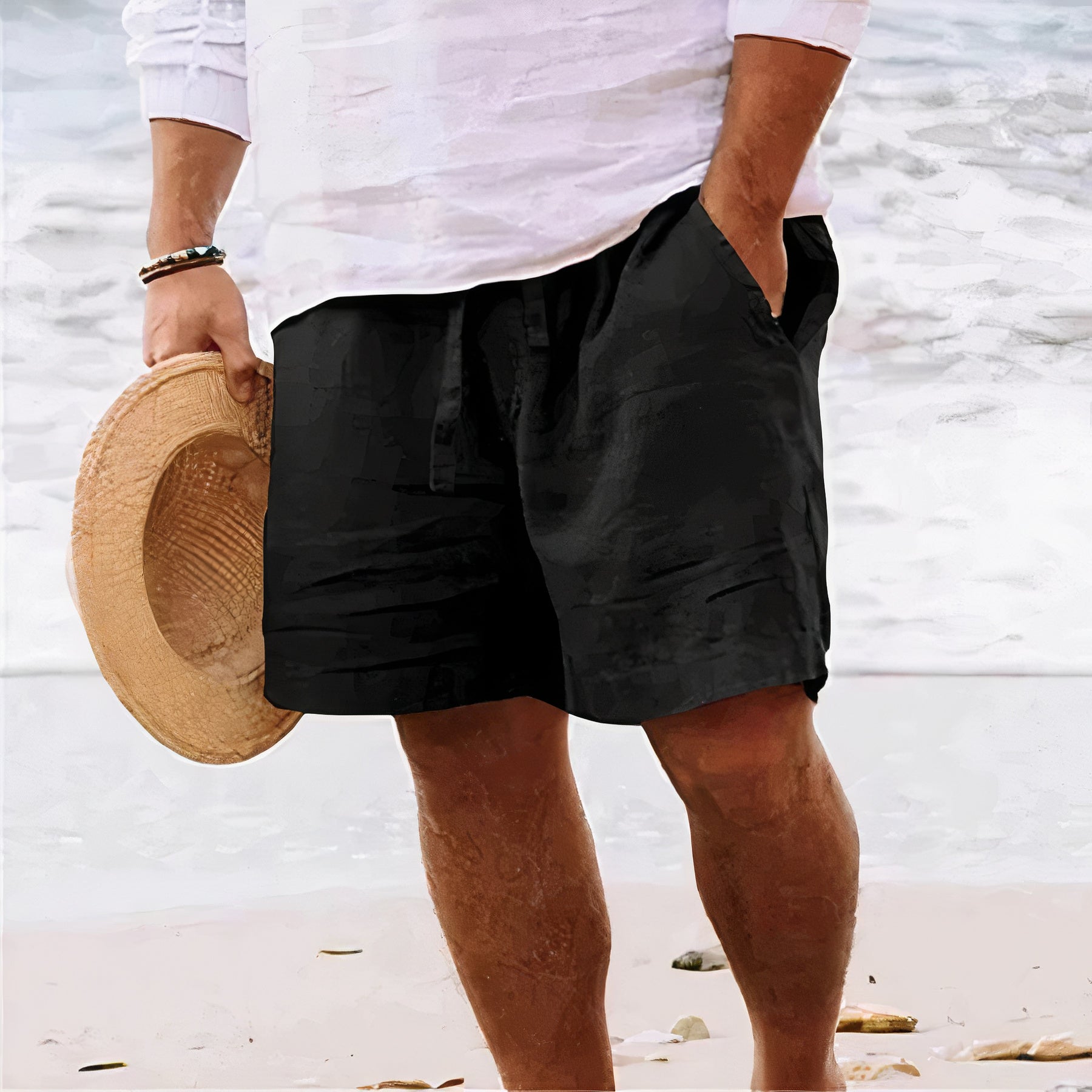 Breathable Linen Shorts