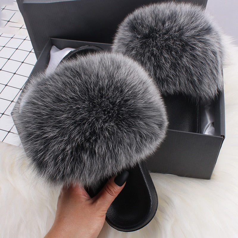 Moda Fay Fluffy Slippers Cheerful & Colorful Women's Shoes For Summer