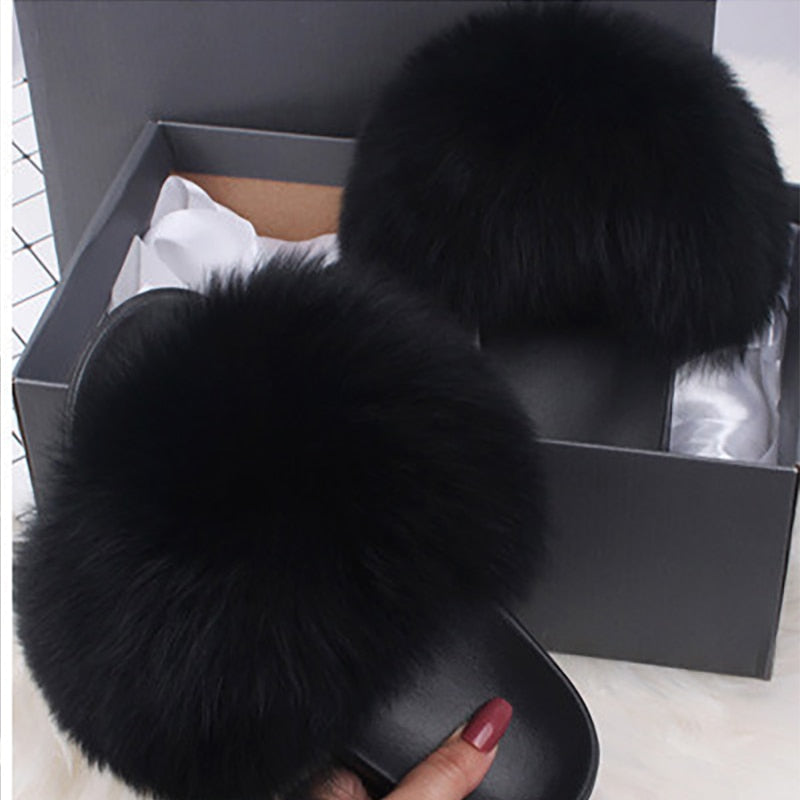 Moda Fay Fluffy Slippers Cheerful & Colorful Women's Shoes For Summer