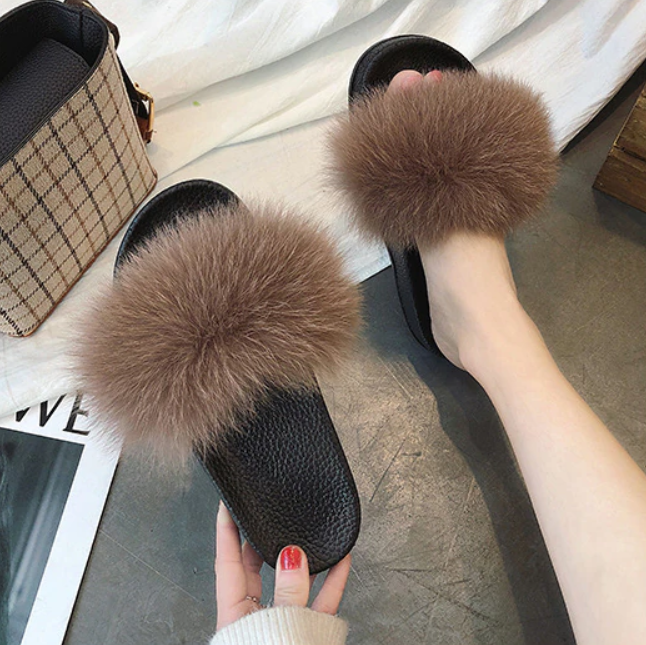 Moda Fay Fluffy Slippers Cheerful & Colorful Women's Shoes For Summer
