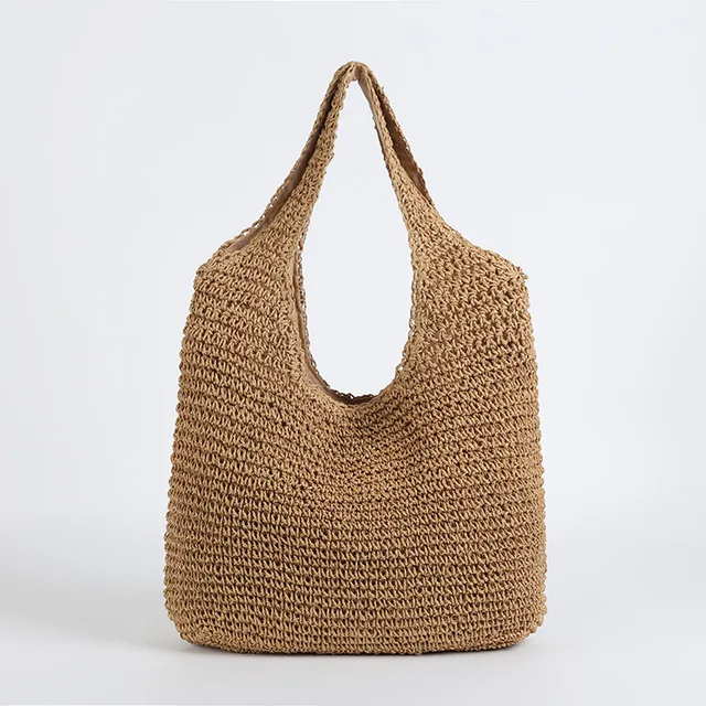 Elegant Straw Bag for the Beach
