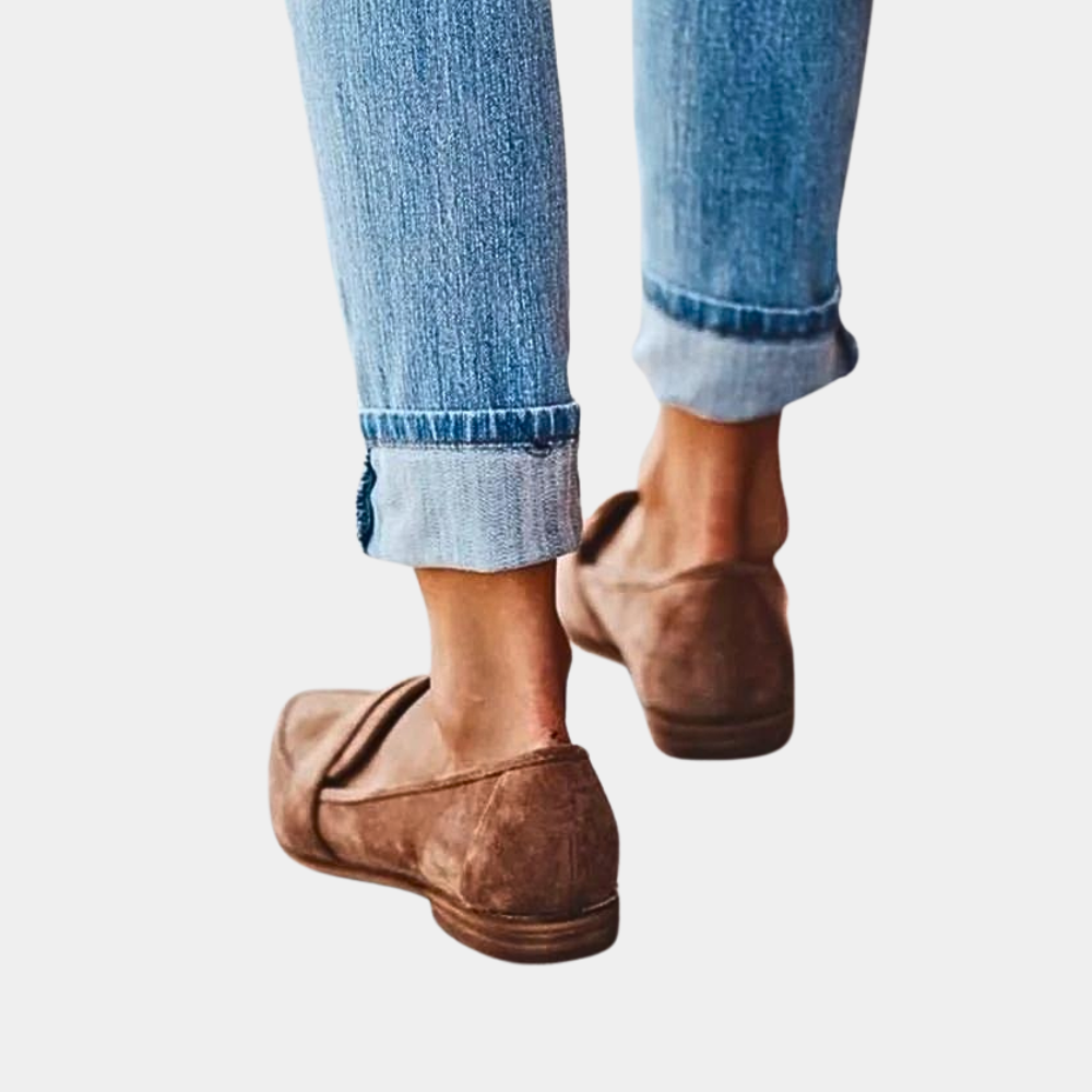 Slipper Loafers Suede Look For Women