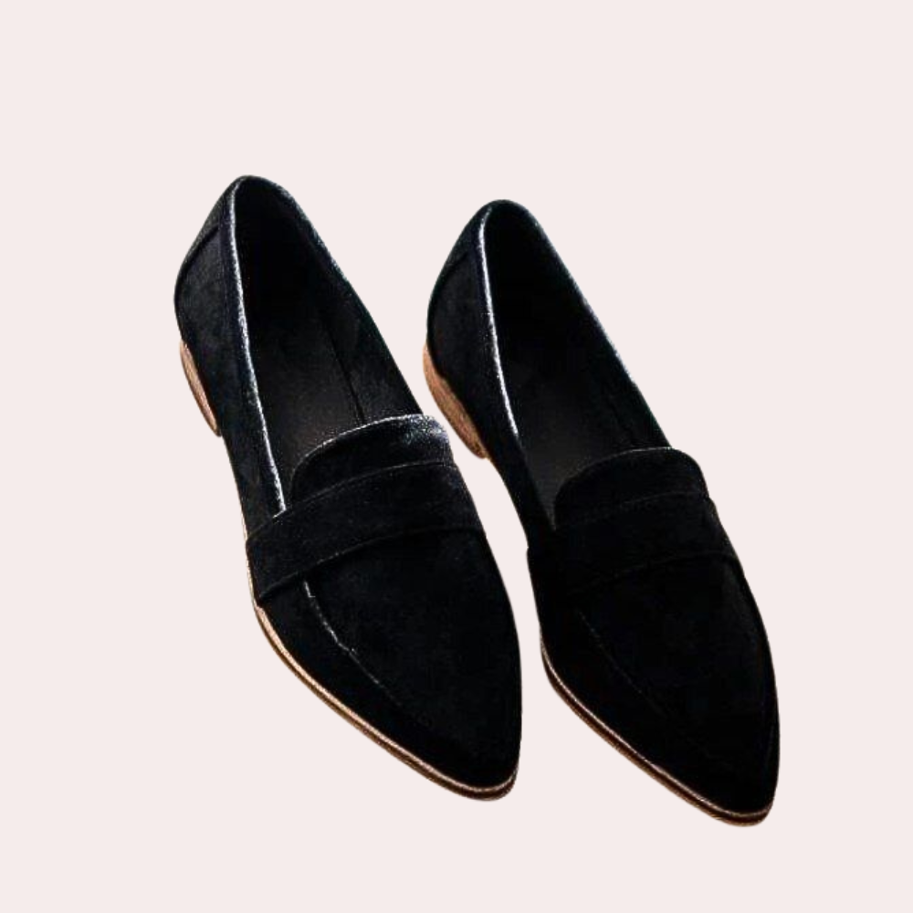 Slipper Loafers Suede Look For Women