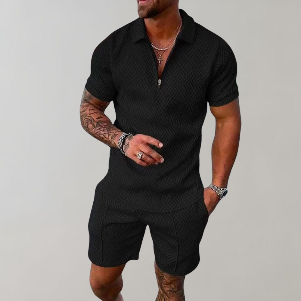 Polo and Shorts Set for Men