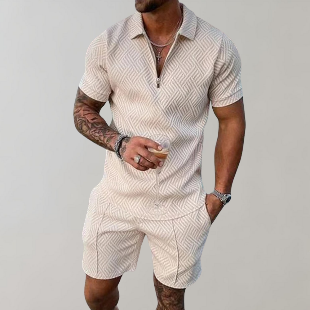 Polo and Shorts Set for Men
