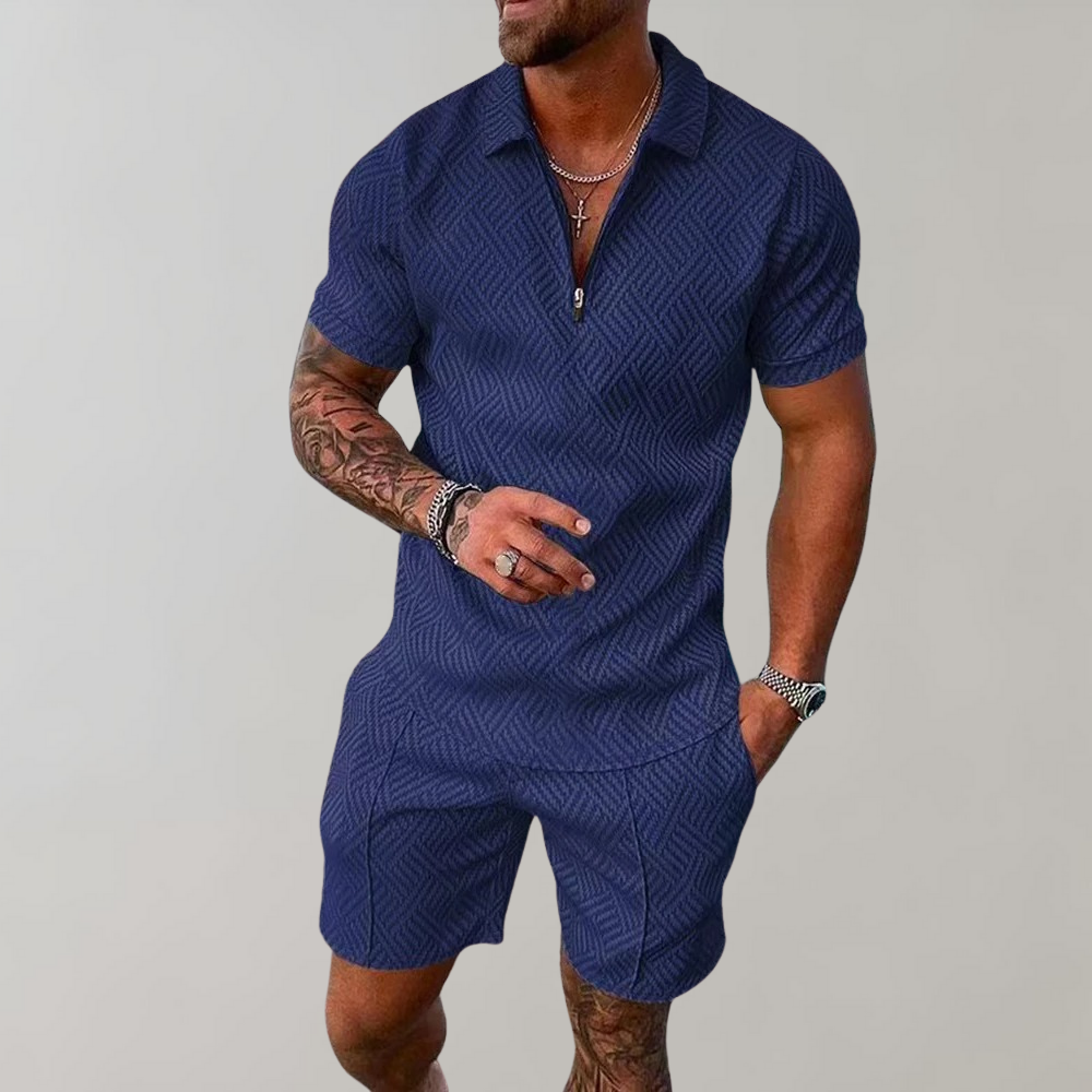 Polo and Shorts Set for Men