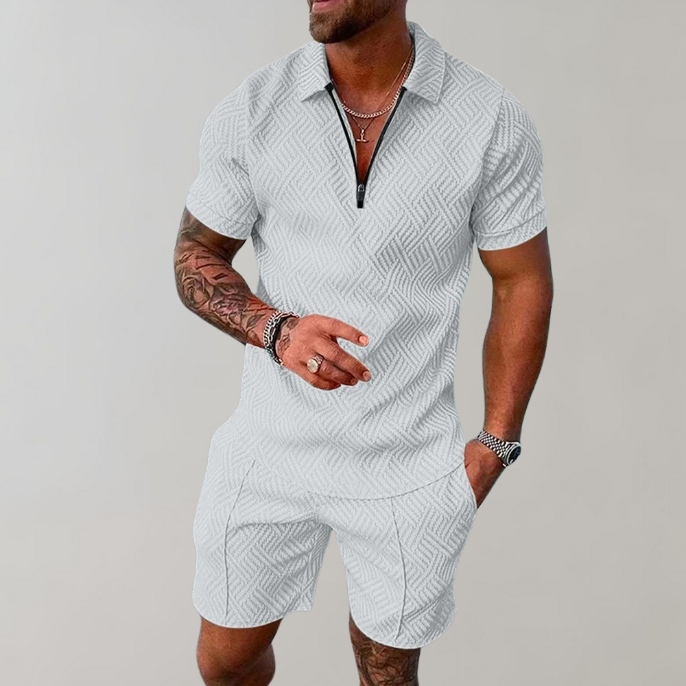 Polo and Shorts Set for Men
