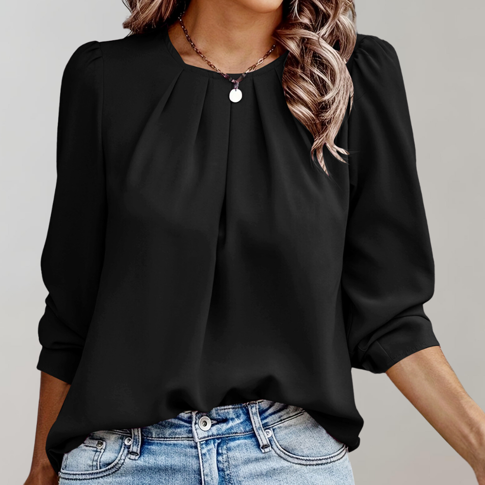Polished Satin Blouse for Women