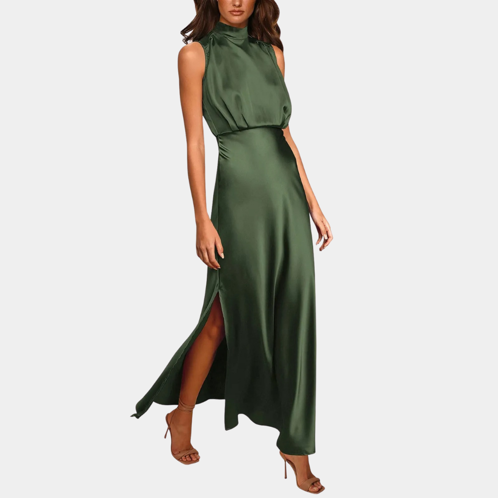 Elegant Women's Dress With Slit