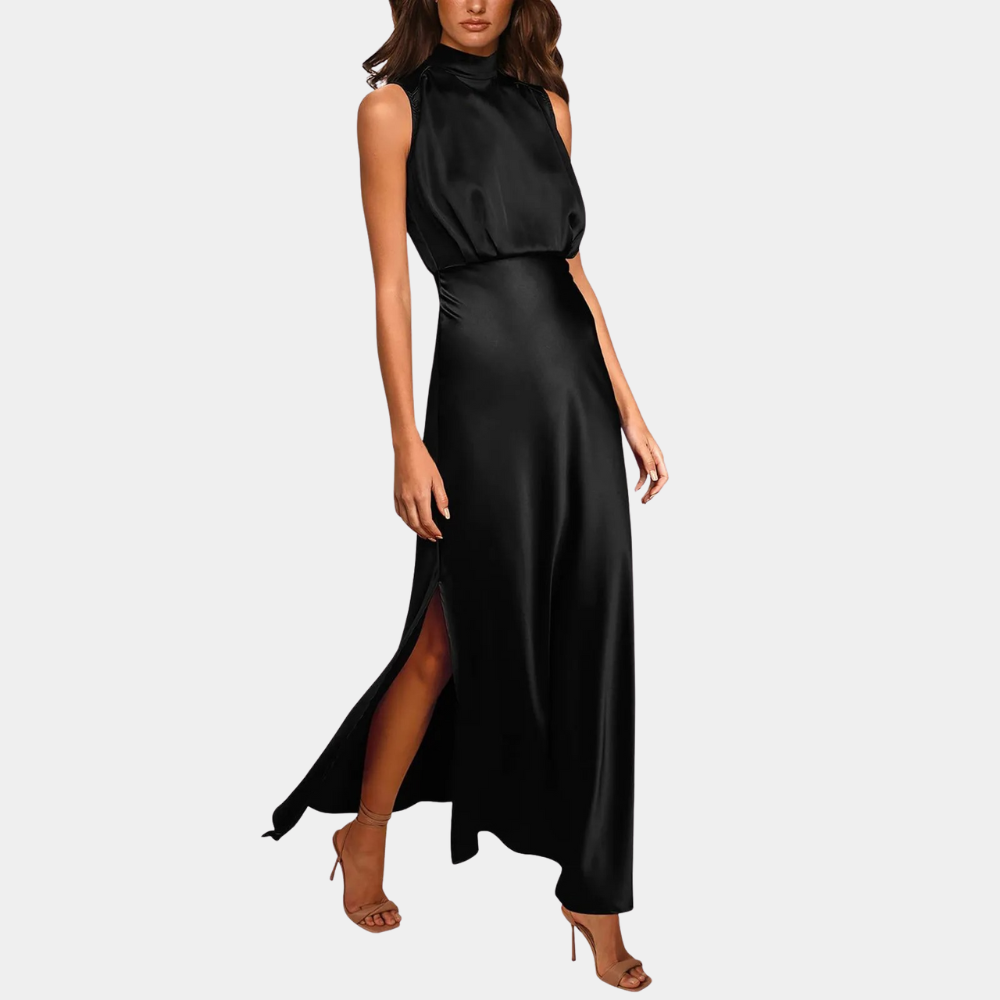 Elegant Women's Dress With Slit