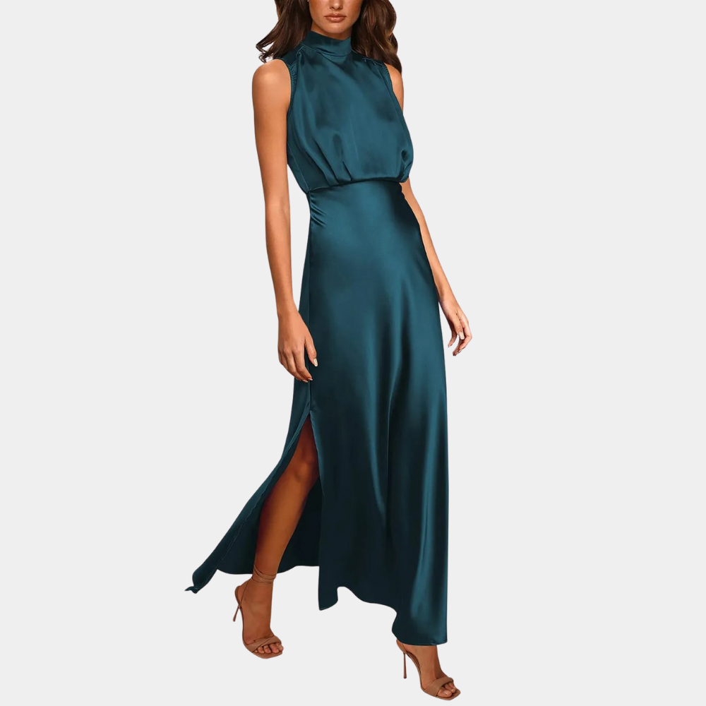 Elegant Women's Dress With Slit