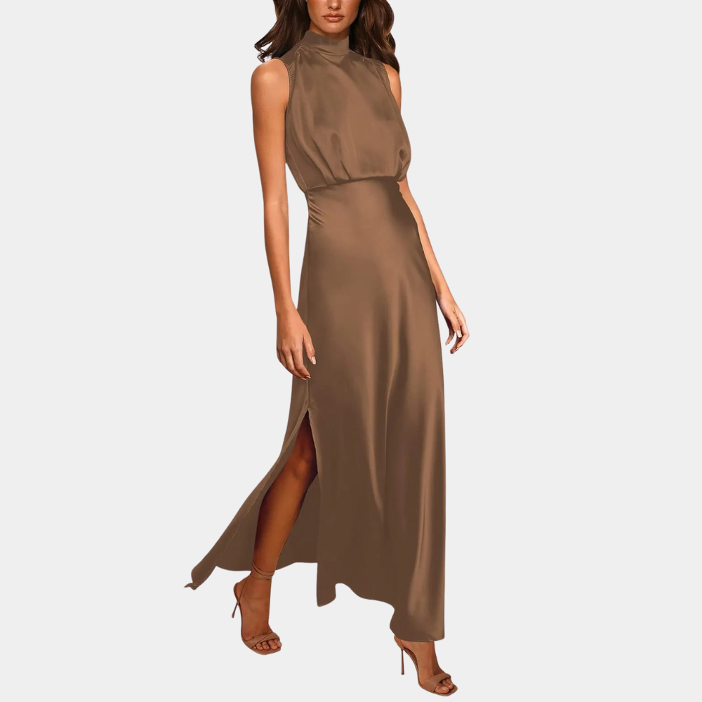 Elegant Women's Dress With Slit