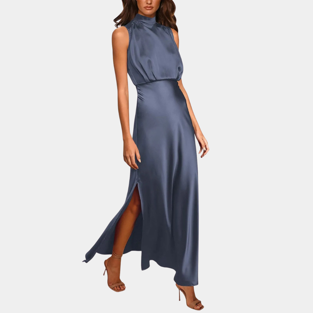 Elegant Women's Dress With Slit