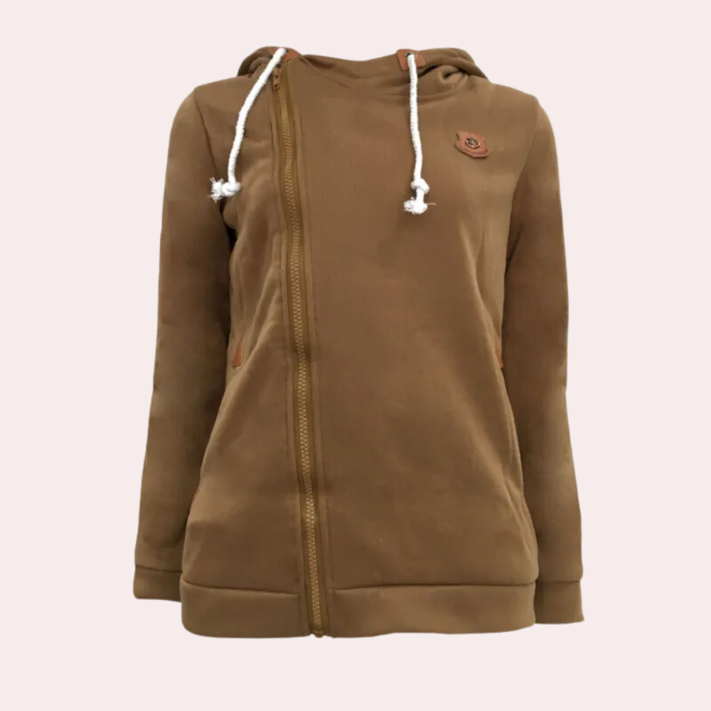 Lysse-Fashion | Functional Women's Sweatshirt With Zipper And Hood