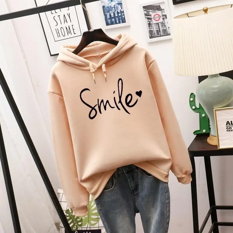 Lysse | Hoodie Comfortable Smile Graphic Hoodie - Lysse