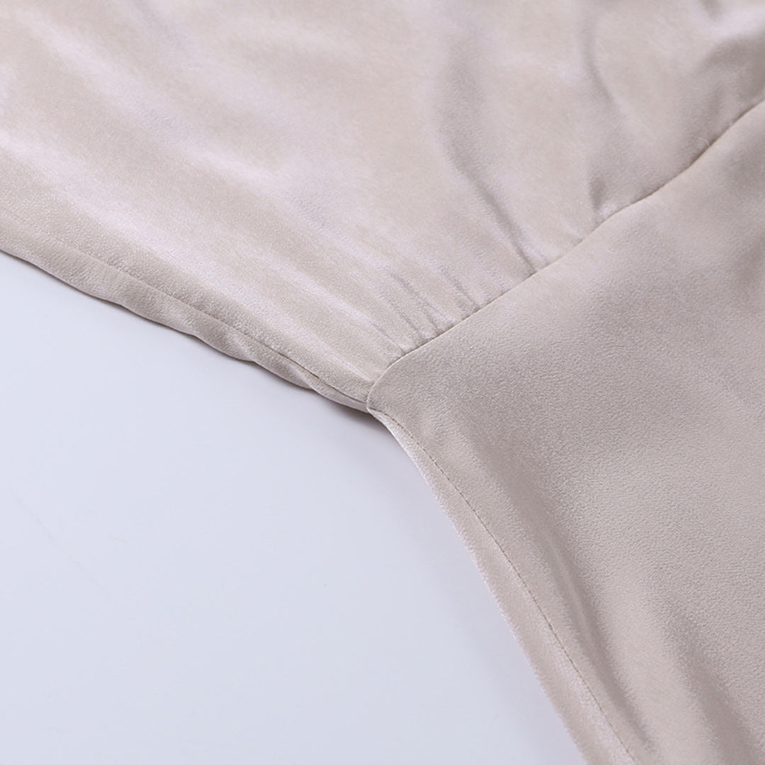 Ibiza Style Summer Dress Made Of Satin