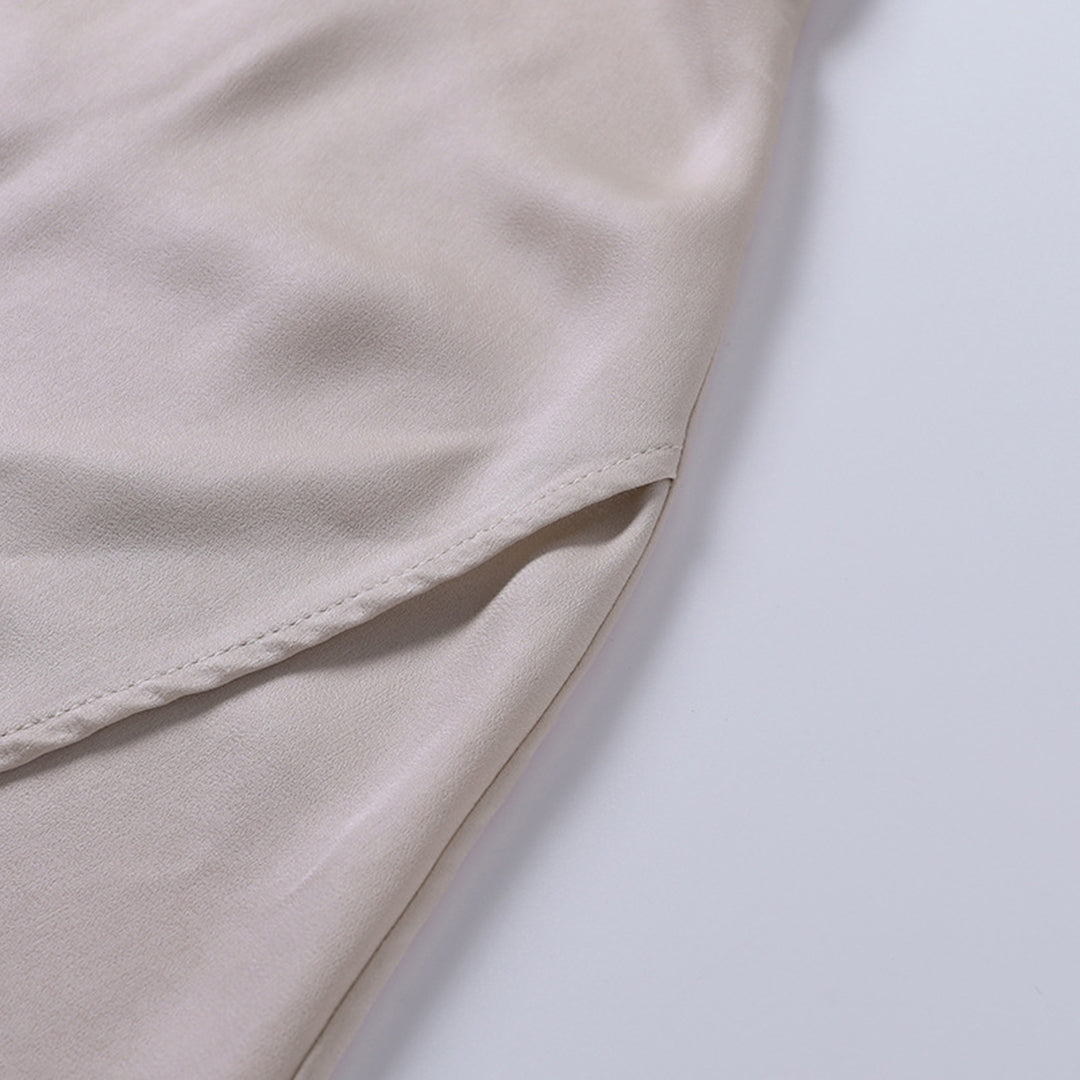 Ibiza Style Summer Dress Made Of Satin