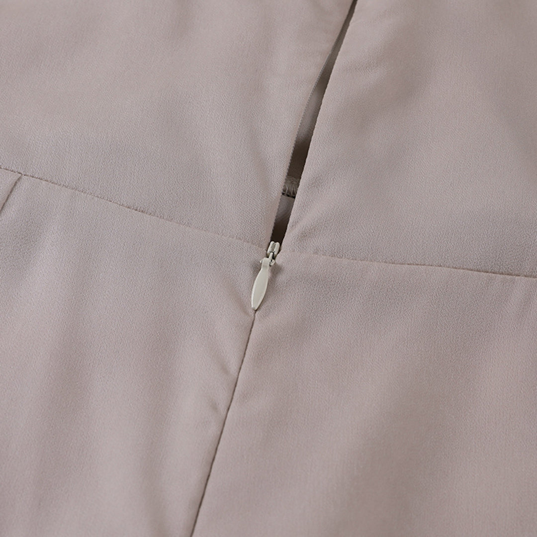 Ibiza Style Summer Dress Made Of Satin