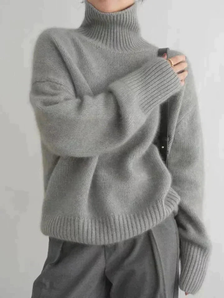 Linea Cashmere Roll Neck Sweater