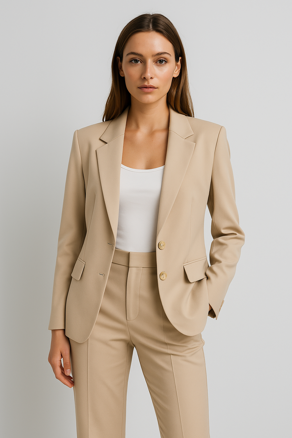 Two-Piece Suit Elegant & Comfortable Casual Suit With Loose Fit