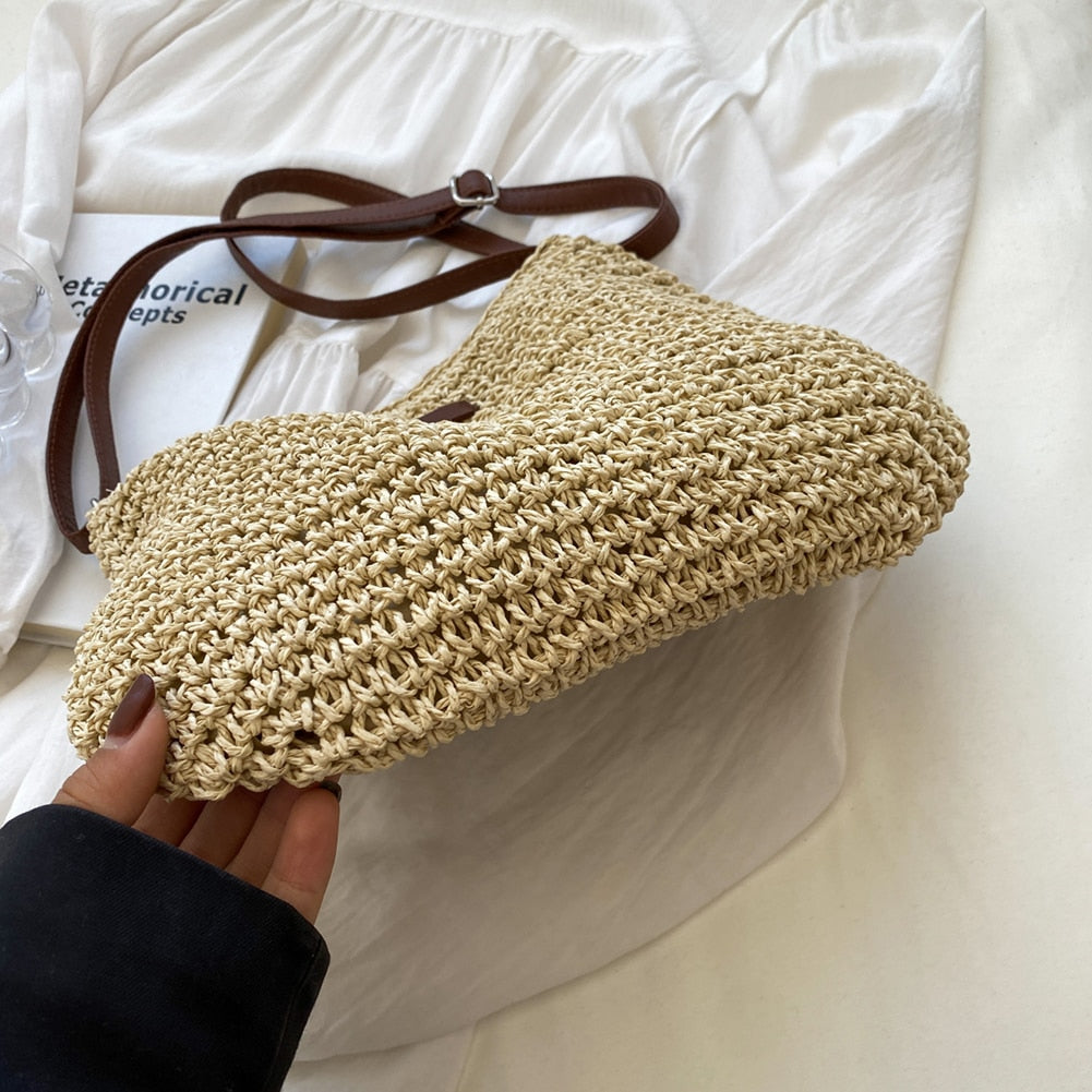 Bohemian Spacious Shoulder Bag - Stylish & Practical for Everyday