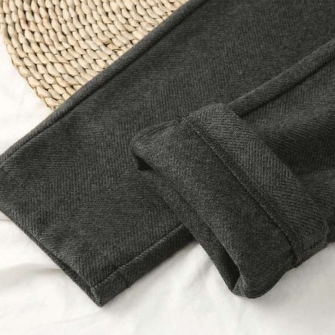 Lysse | Women's trousers with herringbone pattern for versatile clothing in all seasons