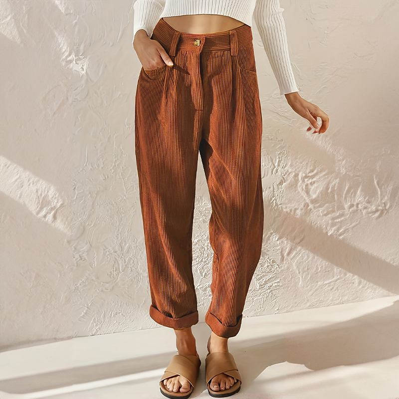 Stylish Cord Pants