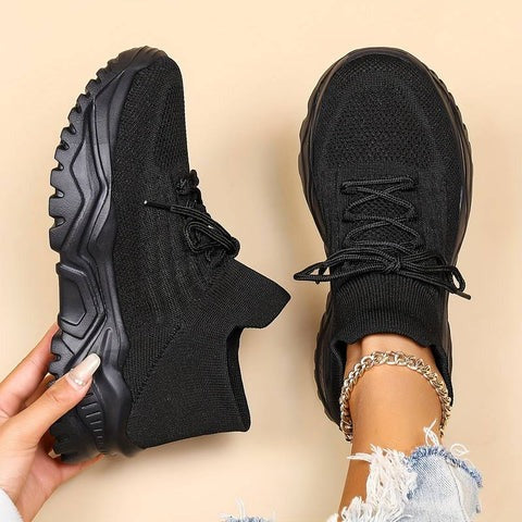 Breathable Women's Sneakers With Additional Foot Support