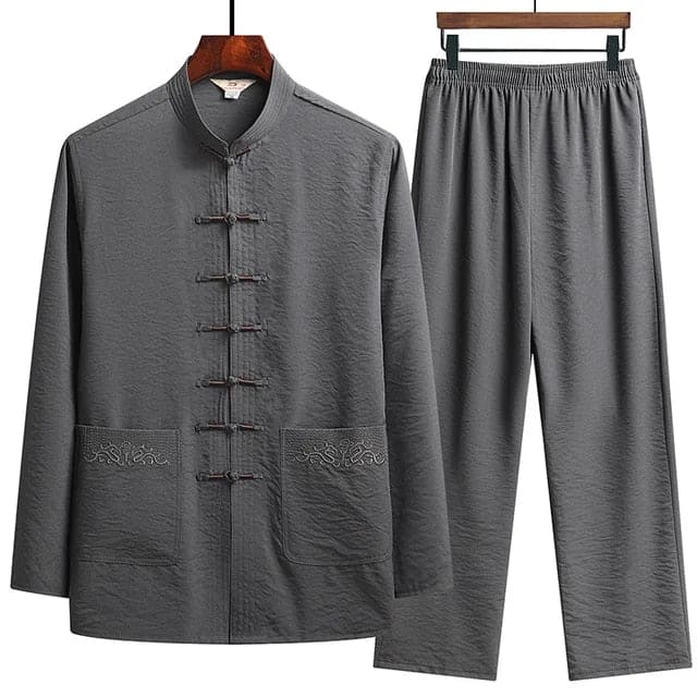 Eastern Linen Set With Long Sleeves