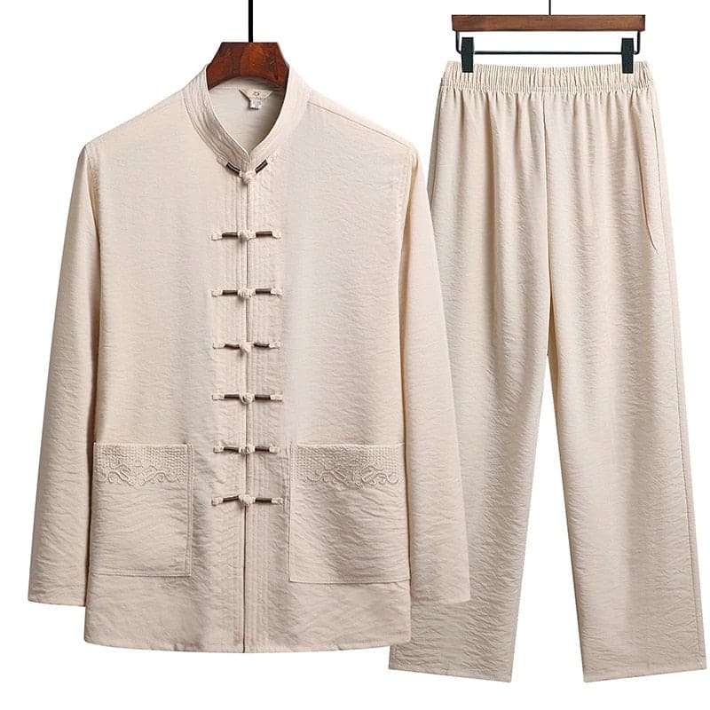 Eastern Linen Set With Long Sleeves