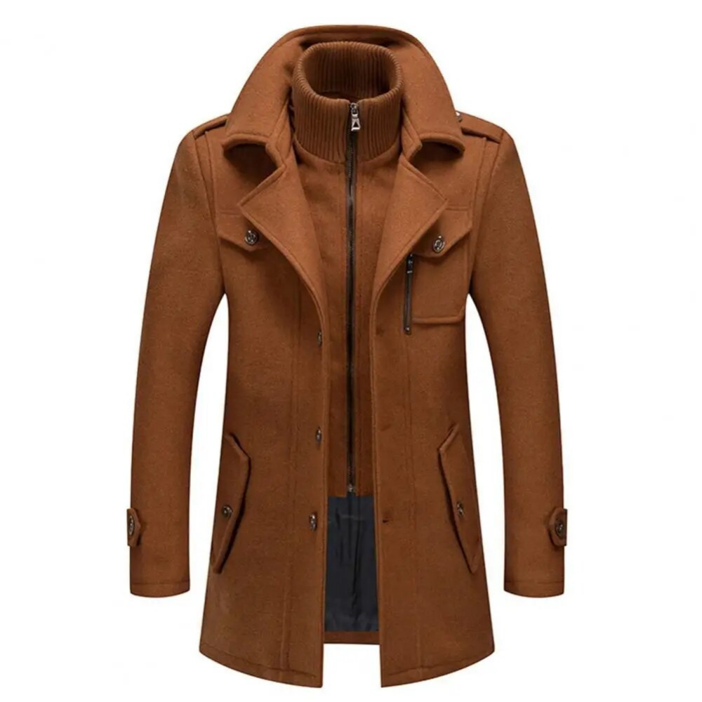 Fashionable Double Collar Jacket for Men