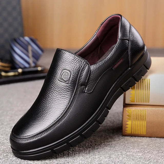 Men'S Casual Shoes Made Of Genuine Leather