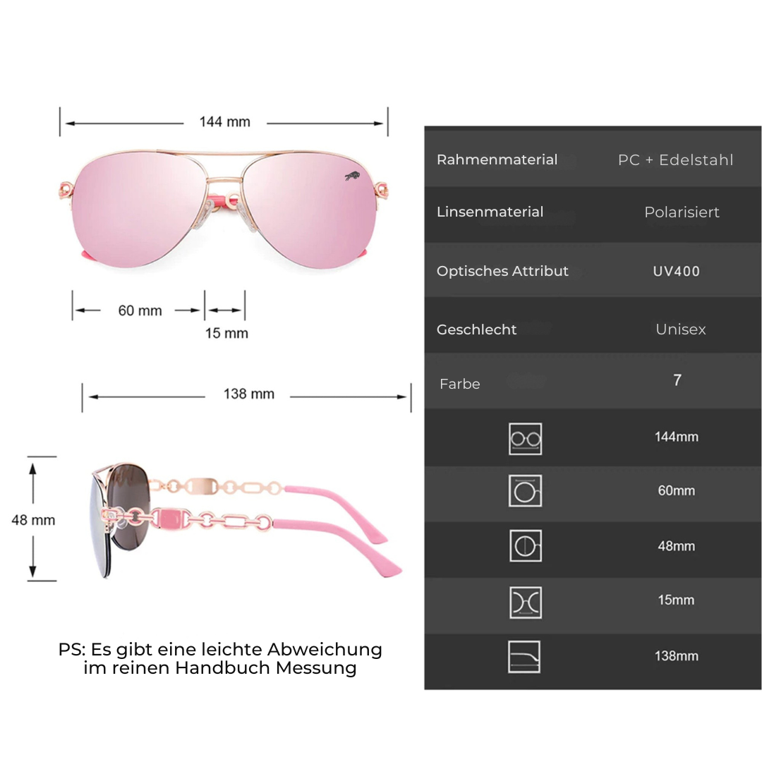 Polarized glasses for women