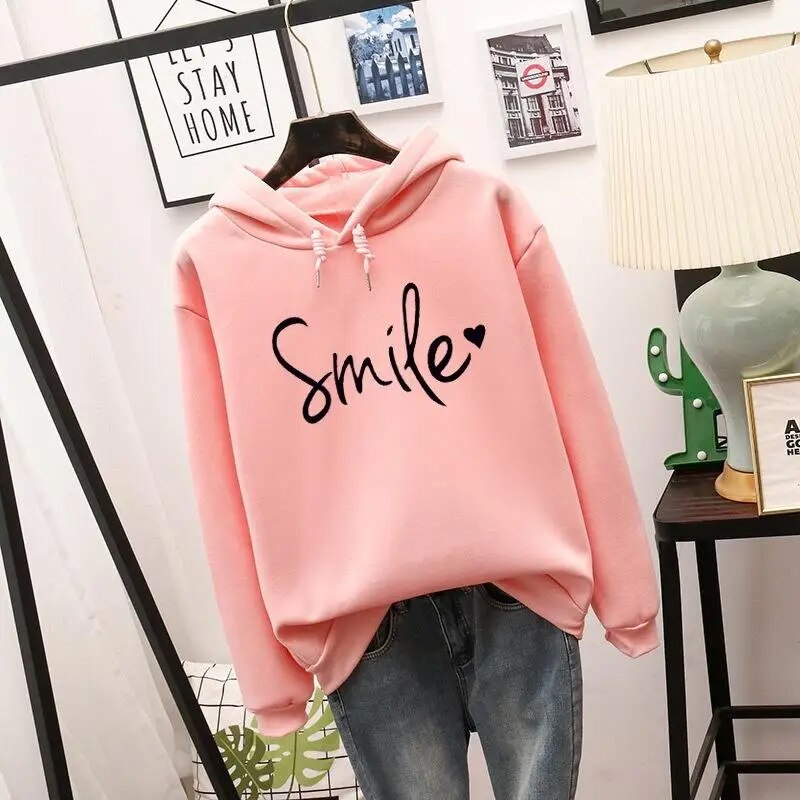 Lysse | Hoodie Comfortable Smile Graphic Hoodie - Lysse