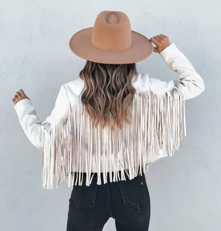 Lysse Fashion | Retro Chic Jacket With Fringes