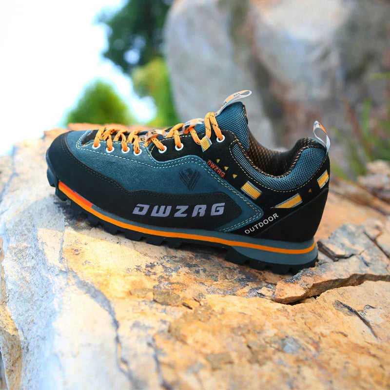Extra Robust Waterproof Hiking Shoes With Laces for Men